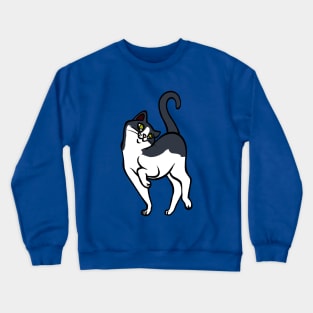 Begging for pettings--Tuxedo Cat 2 Style Crewneck Sweatshirt